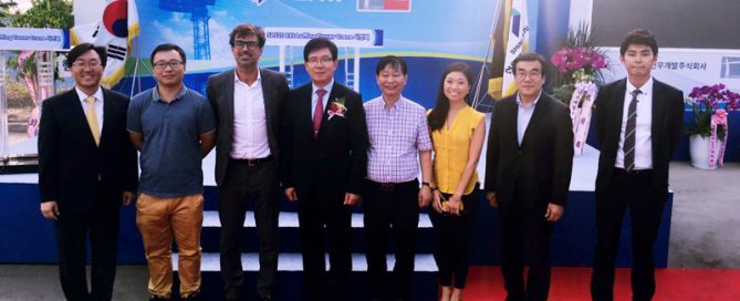 Presentación de Grua Luffing ante nuestros distribuidores de Corea del Sur