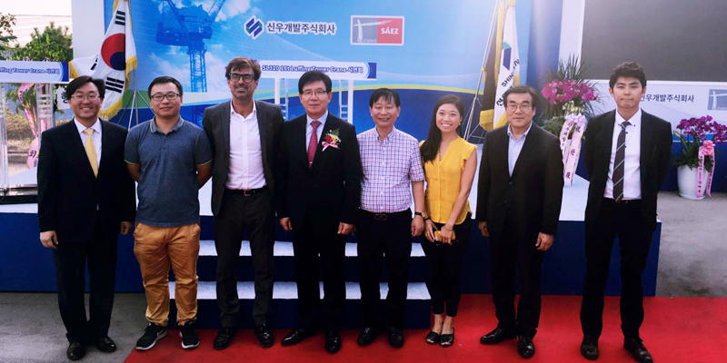 Presentación de Grua Luffing ante nuestros distribuidores de Corea del Sur