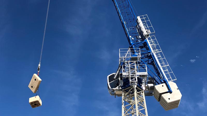 Grúas Torre - Luffing Jib