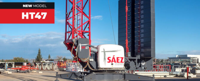 Self-Erecting HT47: The new self-erecting telescopic crane by Sáez Cranes