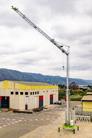 Grúas Sáez bringt den neuen Schnellmontage Kran H26 auf den Markt