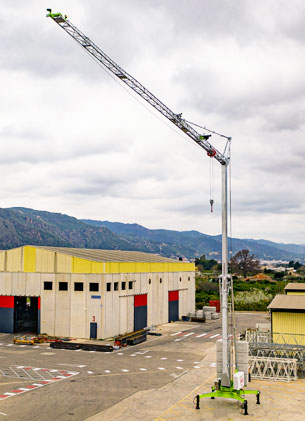 Sáez Cranes launches the new H26 self-erecting crane