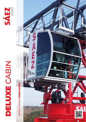 Cabinas para grúas torre de Grúas Sáez, diseñadas para el confort y la eficiencia