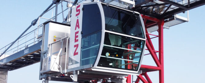 Cabinas para grúas torre de Grúas Sáez, diseñadas para el confort y la eficiencia