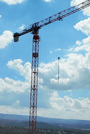Consolidación de las grúas torre TLS 65 y TL 55 de Grúas Sáez en Israel
