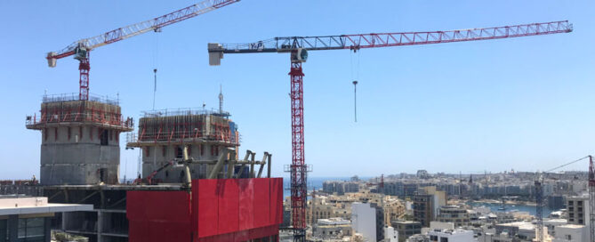 Grúas Sáez suministra siete nuevas grúas torre a Y&P Cranes en Malta