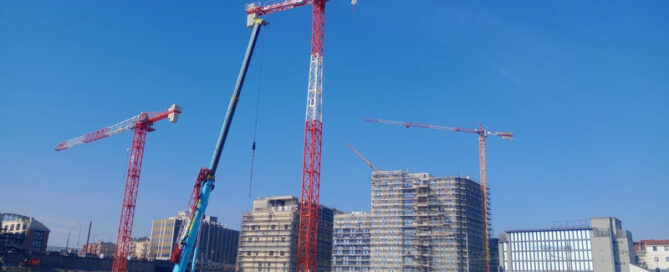 Grúas Sáez presente en la construcción de la Villa Olímpica para los Juegos Olímpicos y Paralímpicos de Invierno Milan Cortina 2026