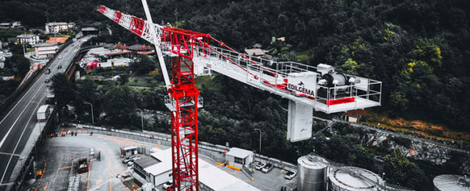 En marcha una Sáez TLS 75B 18T en las obras de Sanpellegrino