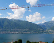 HABITAT Lago Maggiore se está haciendo realidad con una grúa Sáez TL 55 6T